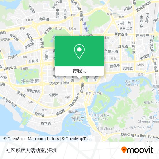 社区残疾人活动室地图