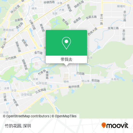 竹韵花园地图