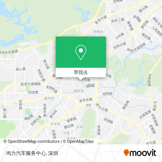 鸿力汽车服务中心地图
