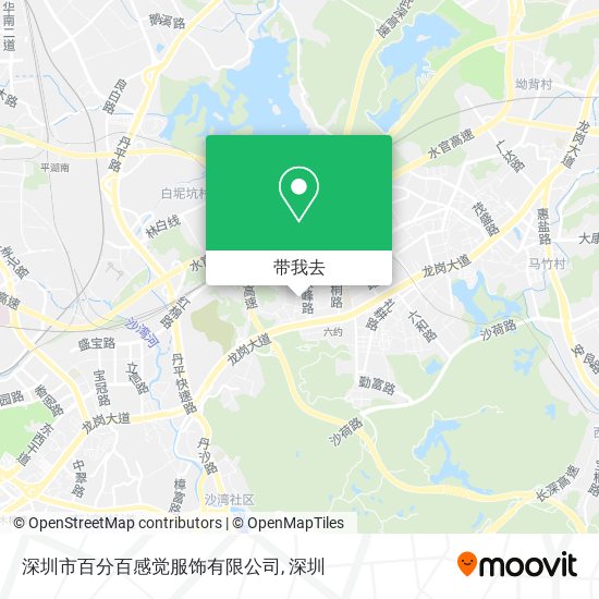 深圳市百分百感觉服饰有限公司地图