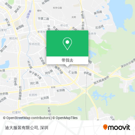 迪大服装有限公司地图