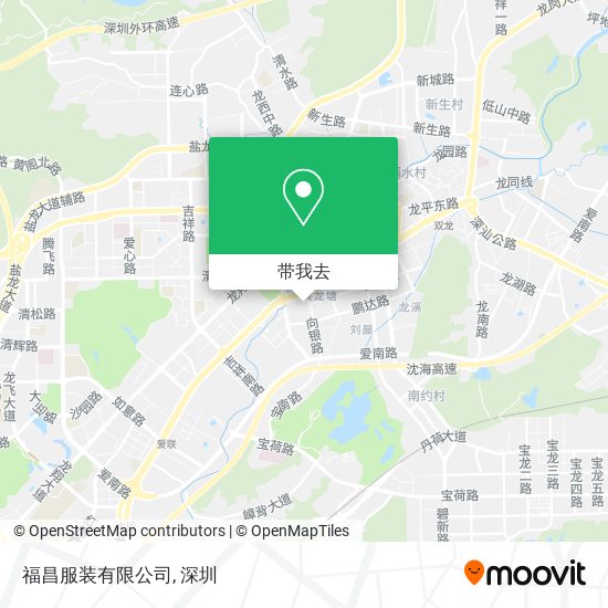 福昌服装有限公司地图