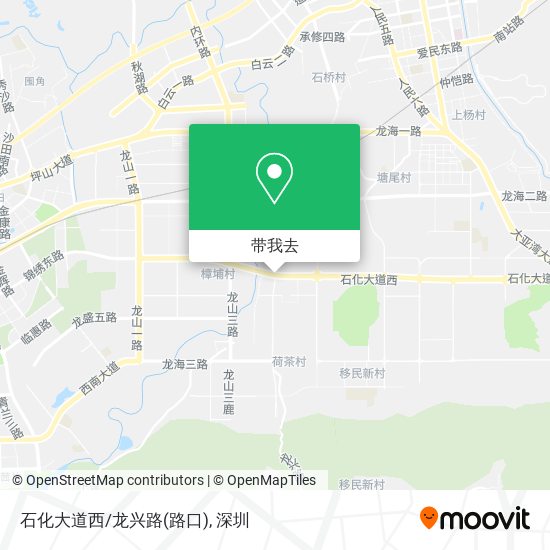 石化大道西/龙兴路(路口)地图