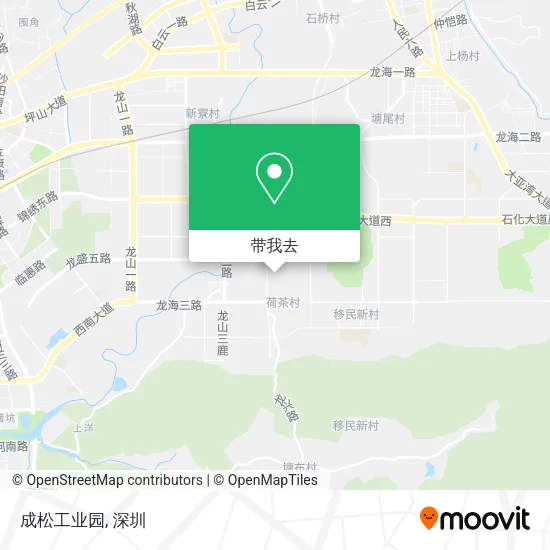 成松工业园地图