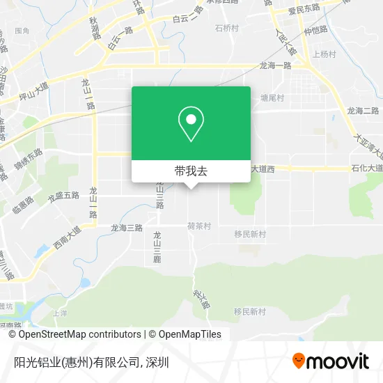 阳光铝业(惠州)有限公司地图
