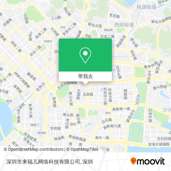 深圳市来福儿网络科技有限公司地图