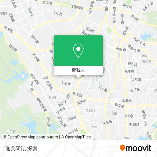 迦美琴行地图