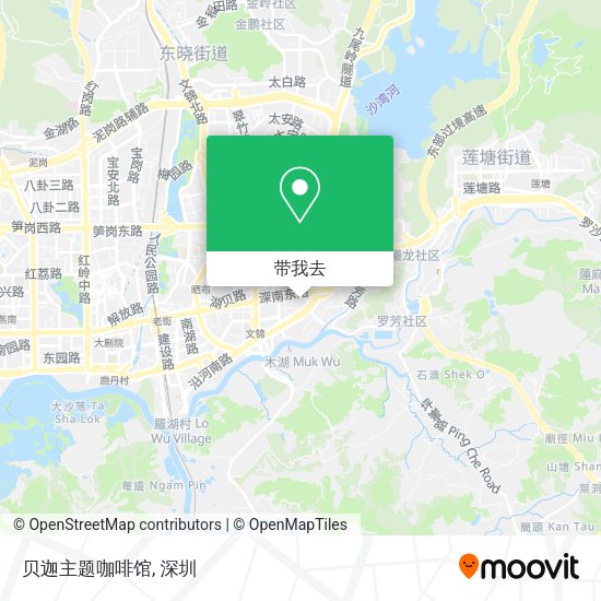 贝迦主题咖啡馆地图