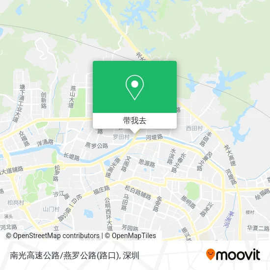 南光高速公路/燕罗公路(路口)地图