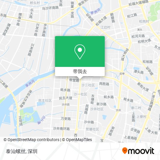 泰汕螺丝地图