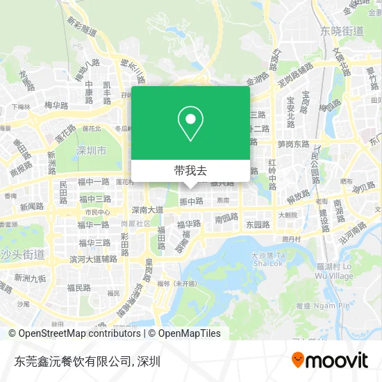 东莞鑫沅餐饮有限公司地图