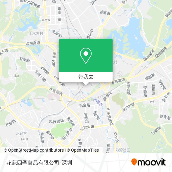 花葩四季食品有限公司地图