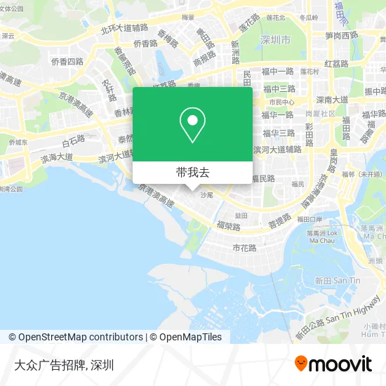 大众广告招牌地图