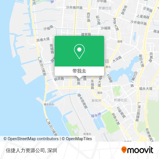 信捷人力资源公司地图