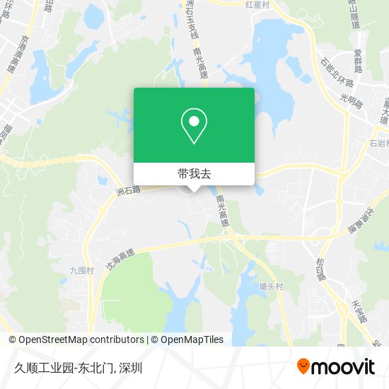 久顺工业园-东北门地图