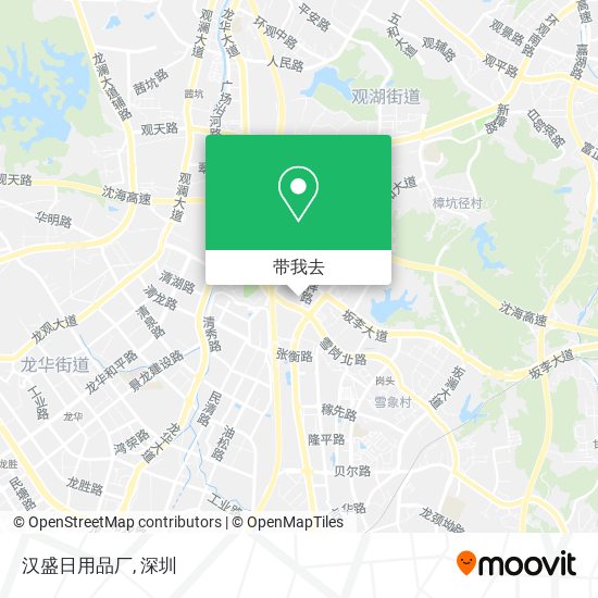 汉盛日用品厂地图