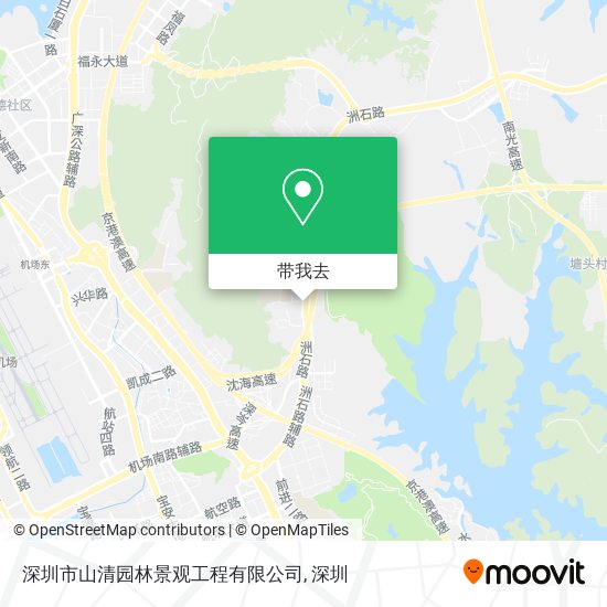 深圳市山清园林景观工程有限公司地图