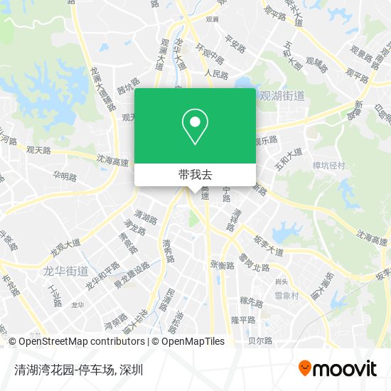 清湖湾花园-停车场地图