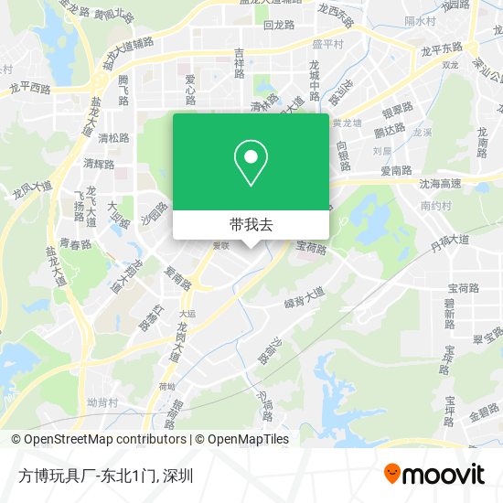 方博玩具厂-东北1门地图
