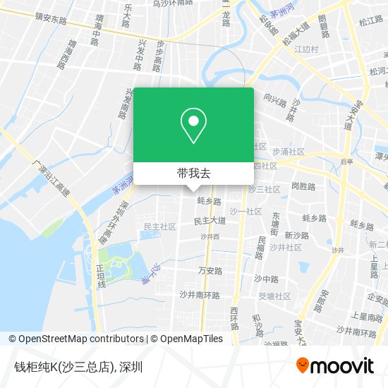 钱柜纯K(沙三总店)地图