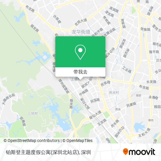 铂斯登主题度假公寓(深圳北站店)地图