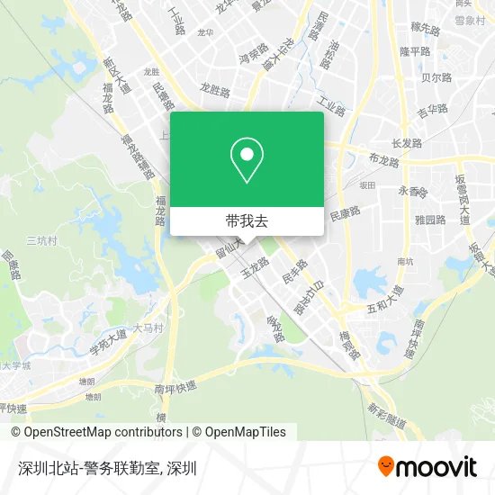 深圳北站-警务联勤室地图
