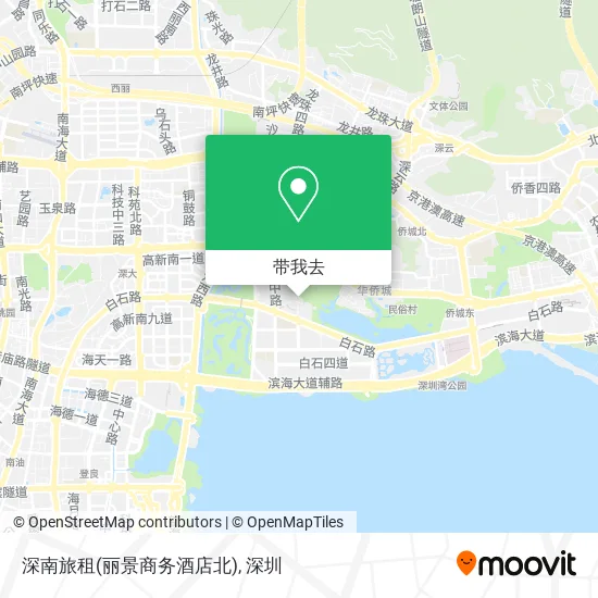 深南旅租(丽景商务酒店北)地图