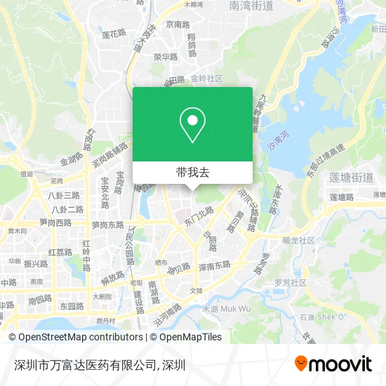 深圳市万富达医药有限公司地图