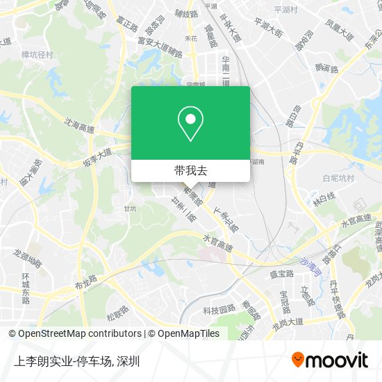 上李朗实业-停车场地图