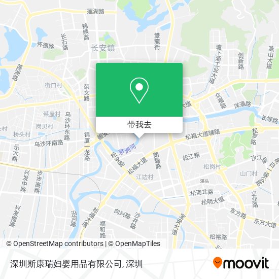 深圳斯康瑞妇婴用品有限公司地图