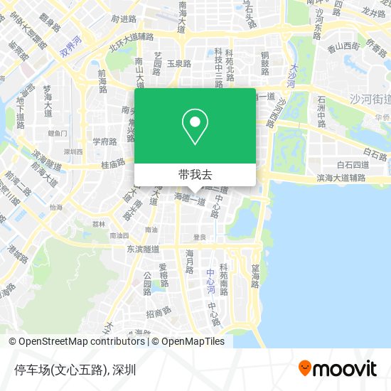 停车场(文心五路)地图