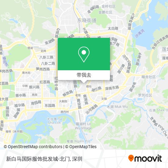 新白马国际服饰批发城-北门地图