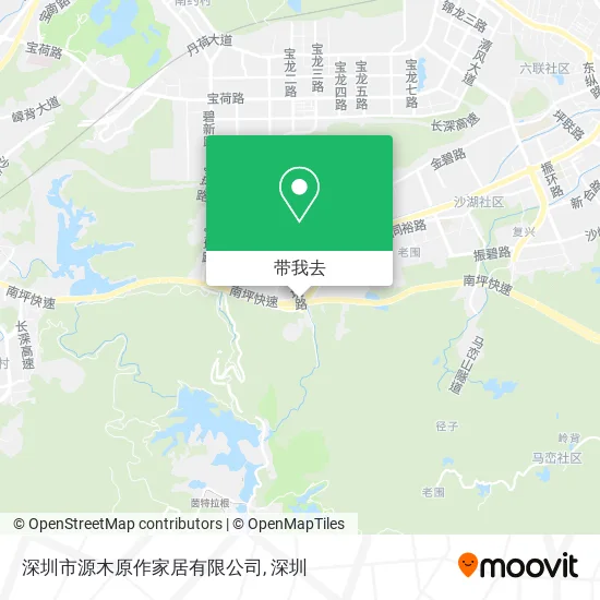 深圳市源木原作家居有限公司地图