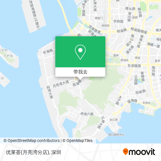 优莱荟(月亮湾分店)地图