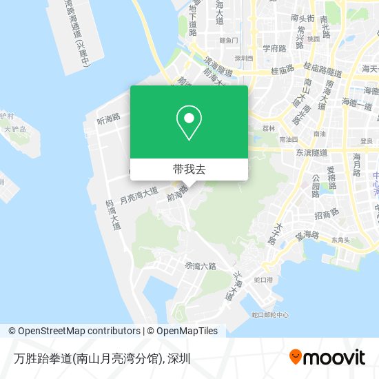 万胜跆拳道(南山月亮湾分馆)地图