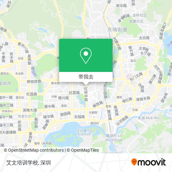 艾文培训学校地图