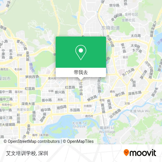 艾文培训学校地图