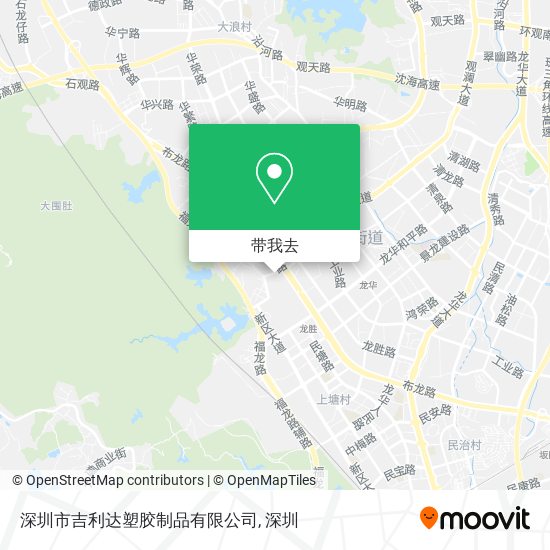 深圳市吉利达塑胶制品有限公司地图