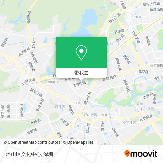 坪山区文化中心地图