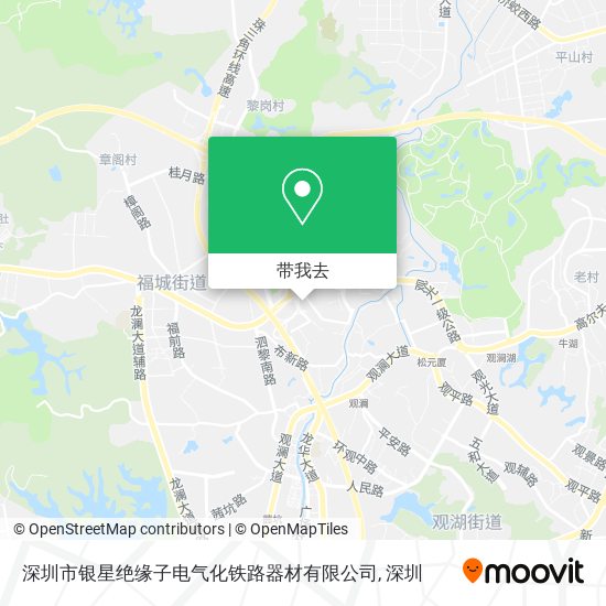 深圳市银星绝缘子电气化铁路器材有限公司地图