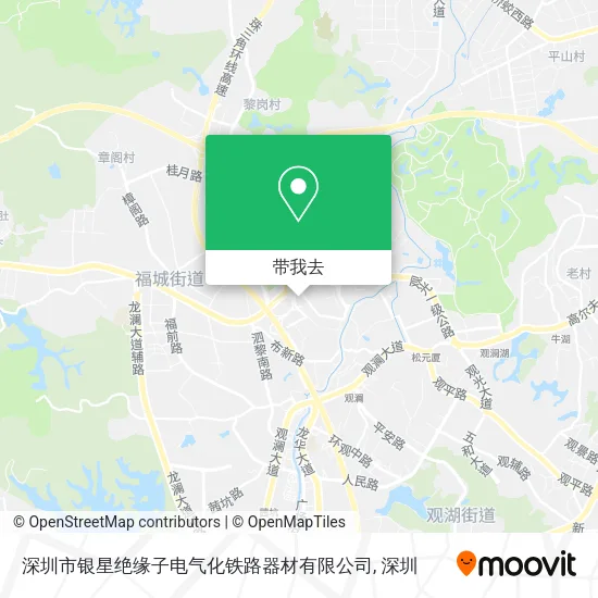 深圳市银星绝缘子电气化铁路器材有限公司地图