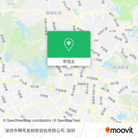 深圳市啊耳发精密齿轮有限公司地图