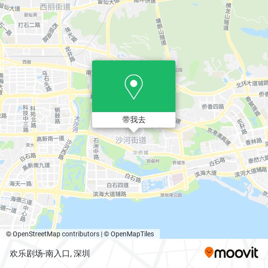 欢乐剧场-南入口地图