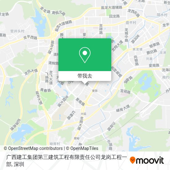 广西建工集团第三建筑工程有限责任公司龙岗工程一部地图