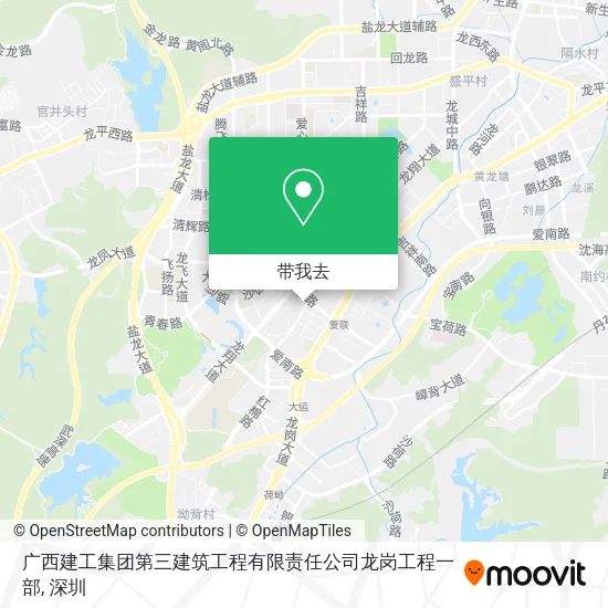 广西建工集团第三建筑工程有限责任公司龙岗工程一部地图