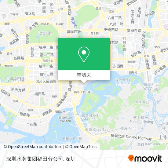 深圳水务集团福田分公司地图