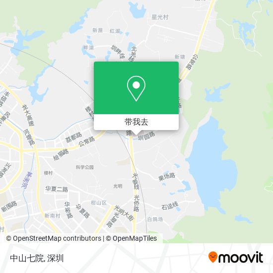 中山七院地图