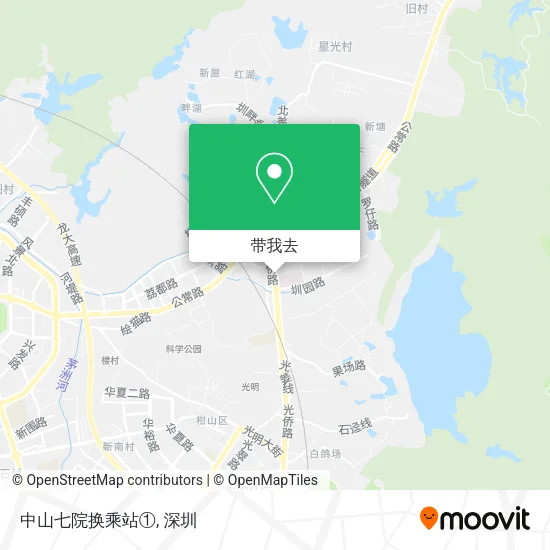 中山七院换乘站①地图