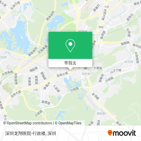 深圳龙翔医院-行政楼地图