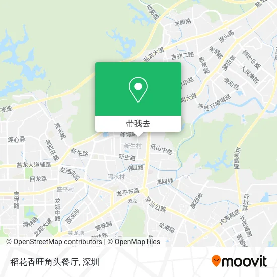 稻花香旺角头餐厅地图
